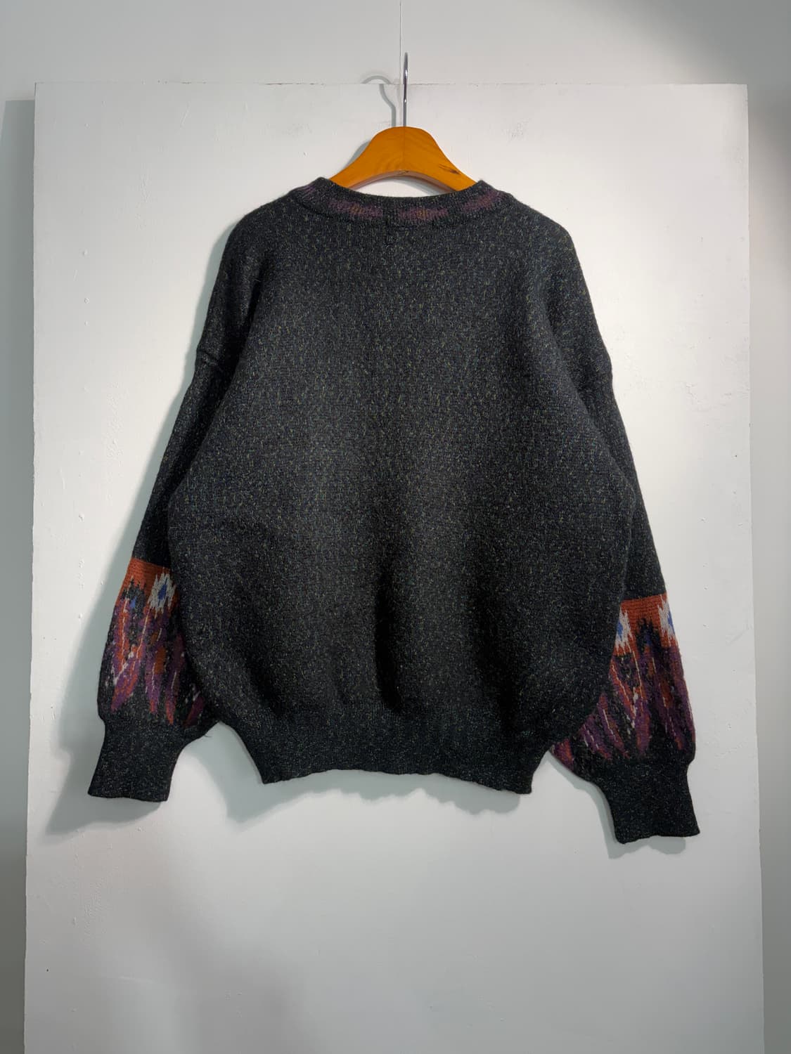 wool 90% 자수 니트 L 상품이미지2