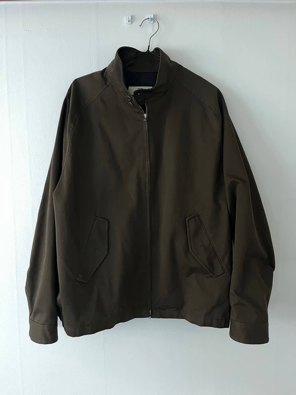 포터리 코튼 해링턴 자켓 3 다크브라운 상품이미지1