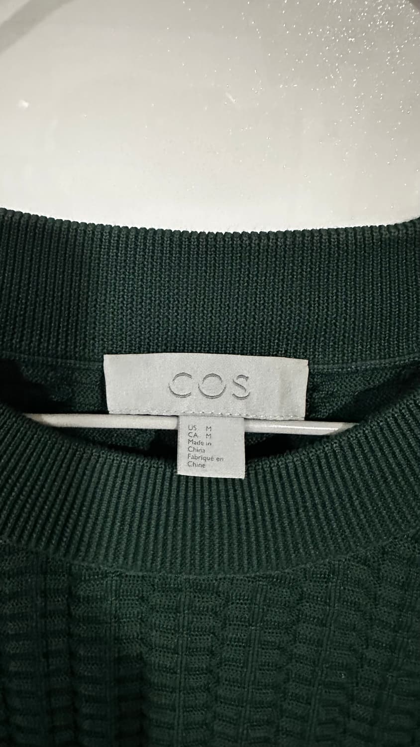 COS 코스 그린 골지 니트 M 상품이미지2