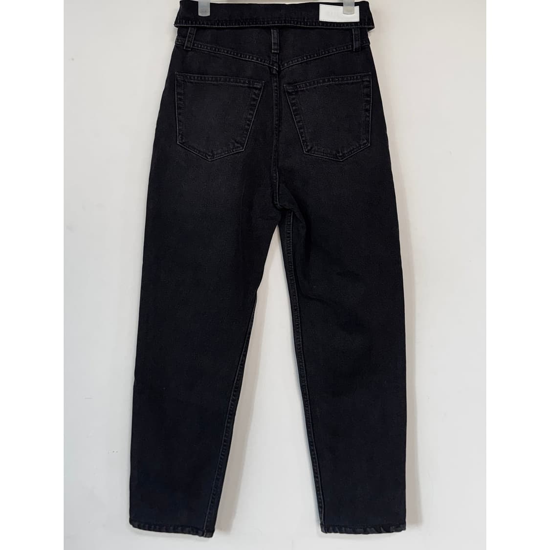 리던 폴드 오버 블랙 데님 진 (24) 상품이미지7