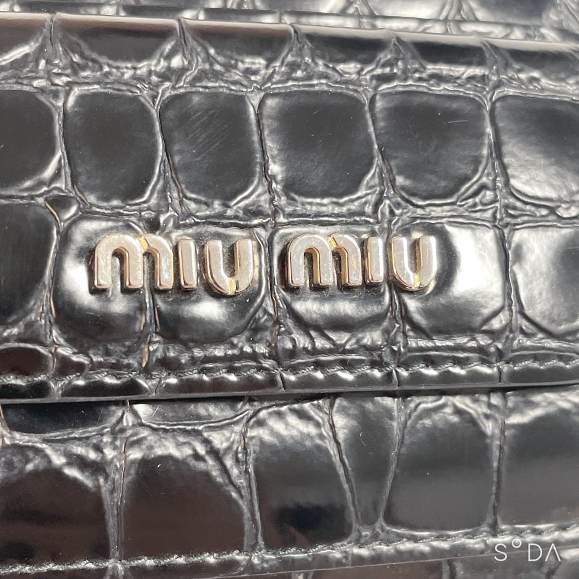 미우미우 크로커다일 카드지갑 상품이미지6