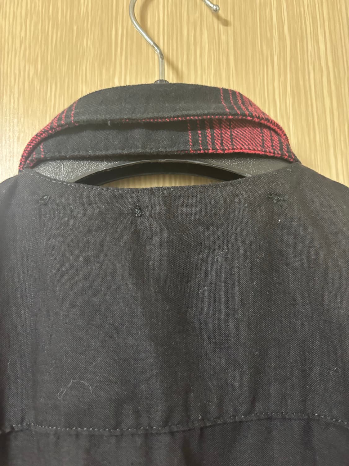 디젤 레드 체크 베스트 상품이미지6