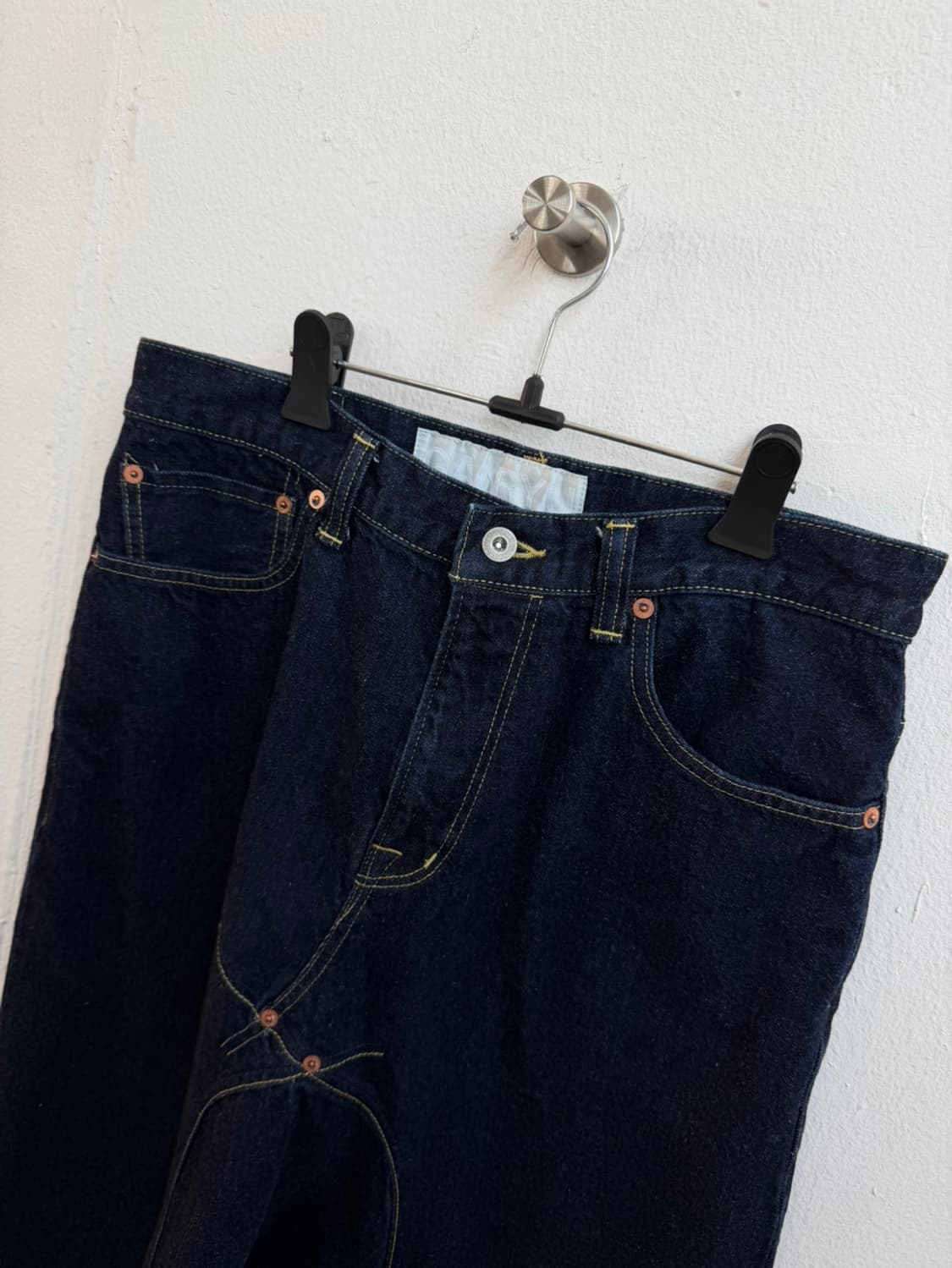 간류 꼼데가르송 사루엘 셀비지 데님 팬츠  상품이미지5