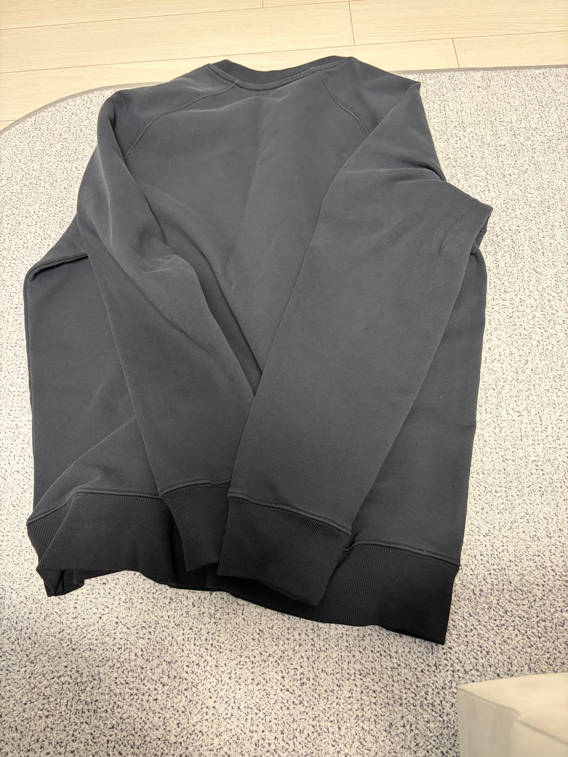 메종키츠네 폭스 헤드 맨투맨 블랙 L 정품 상품이미지4