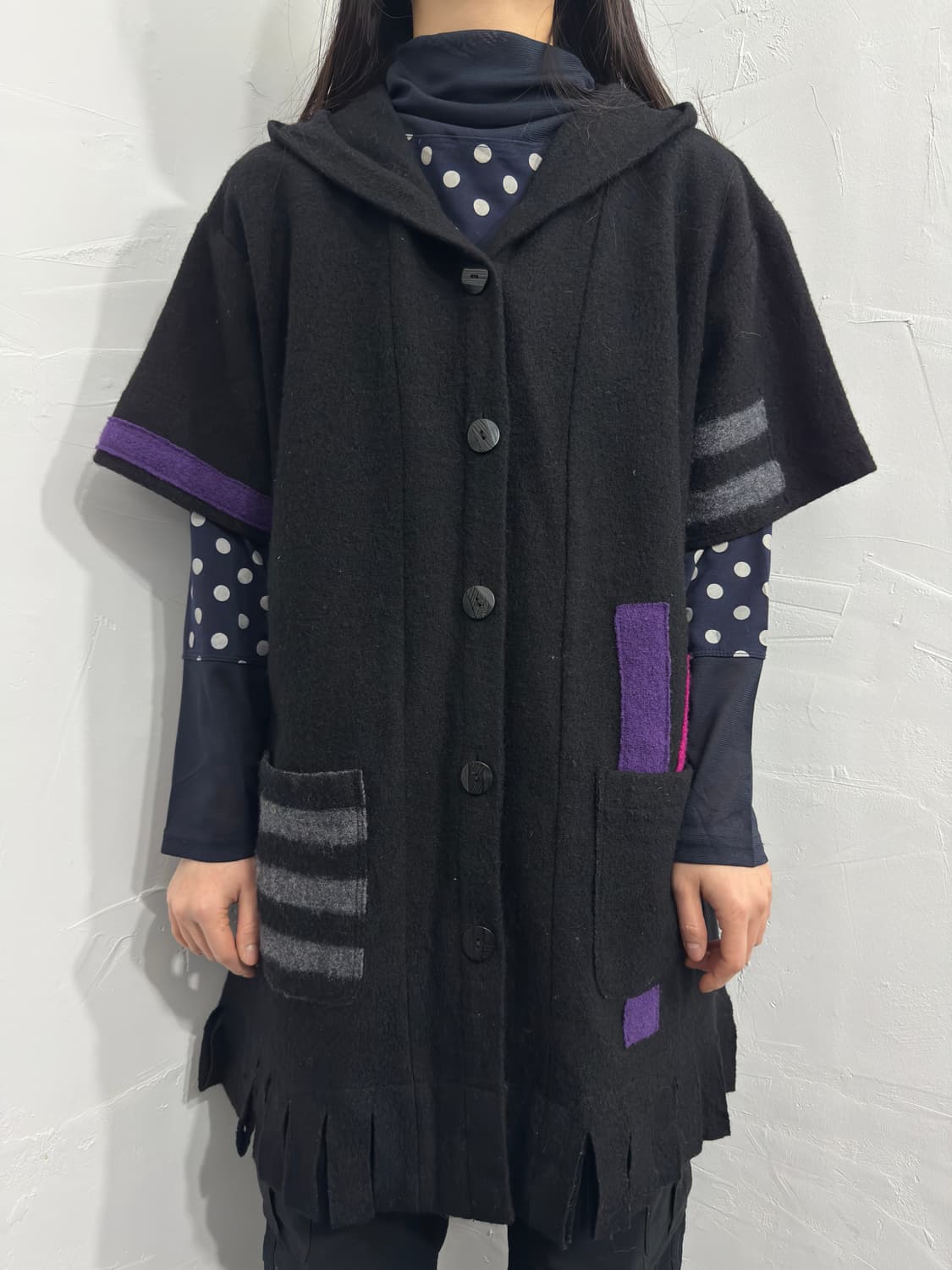 dot mesh detail top 상품이미지6