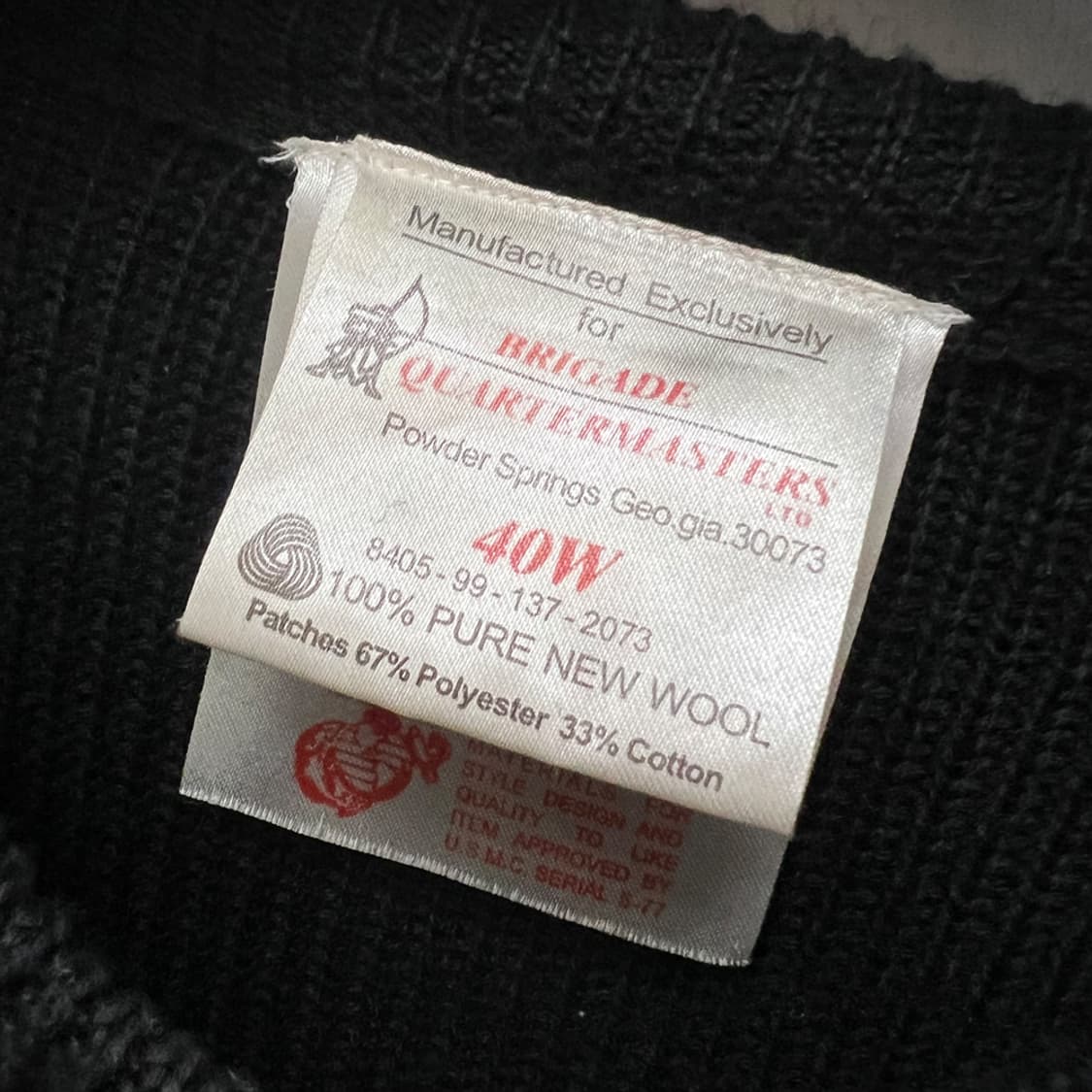 독일군 밀리터리 코만도 니트 울 스웨터 M~L 상품이미지4