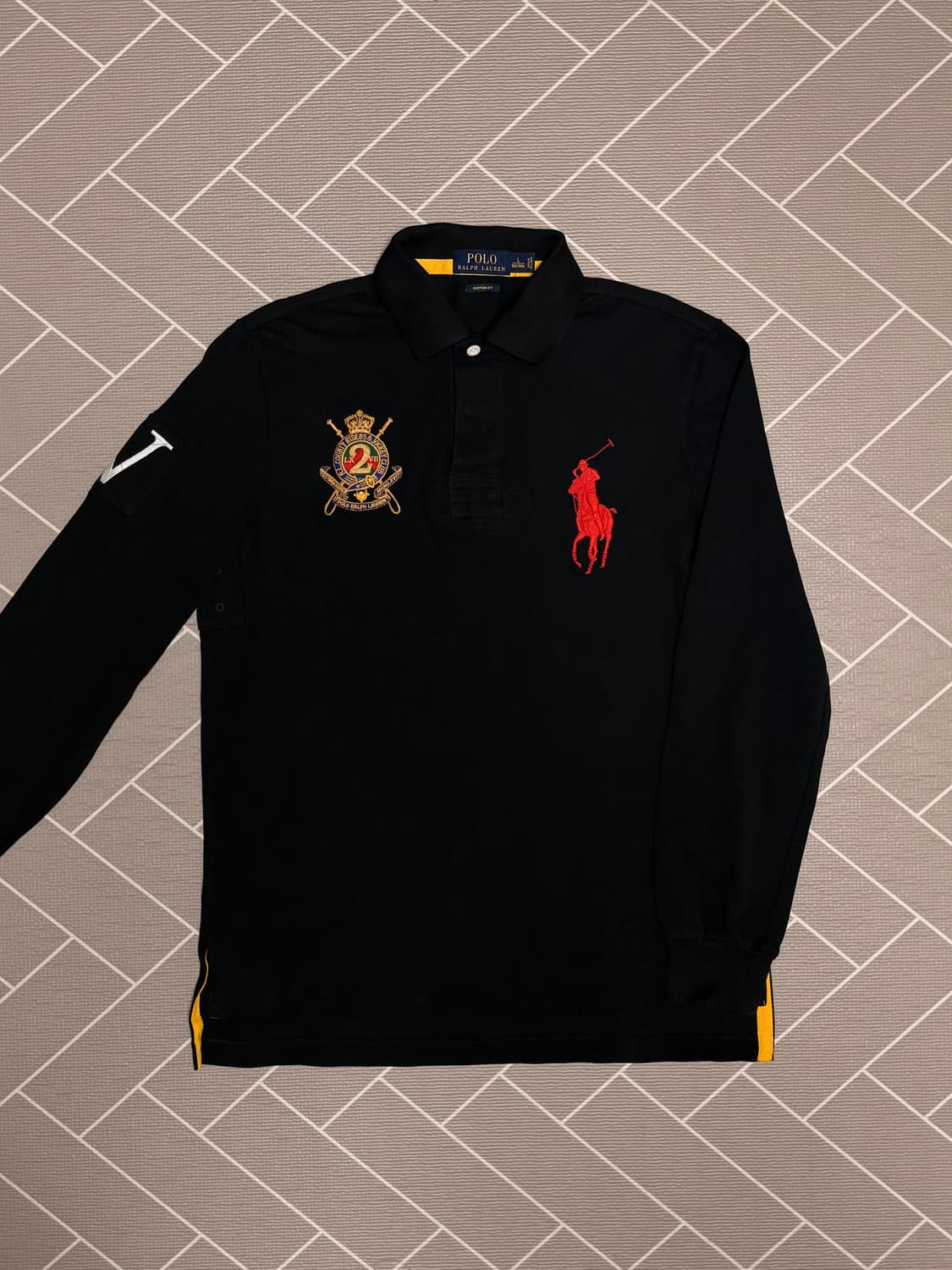 폴로 빅포니 긴팔 럭비티 블랙 상품이미지2