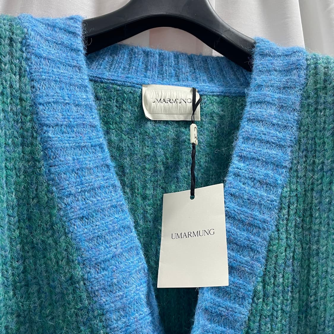 우마뭉/ 모헤어 컬러블록 가디건/ L 상품이미지8