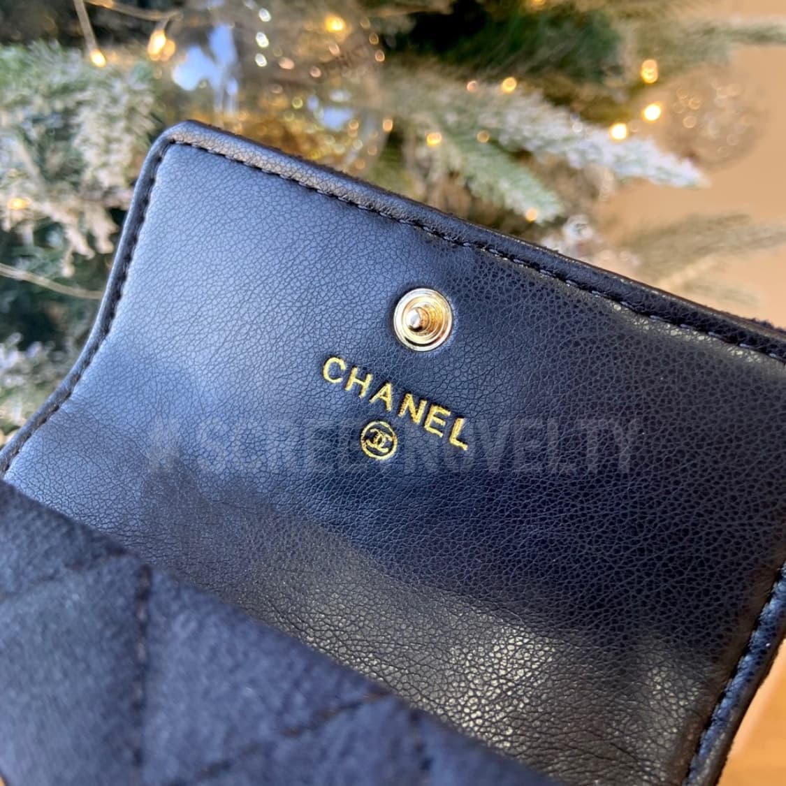 샤넬뷰티 벨벳 카드지갑 블랙 풀박스 상품이미지6