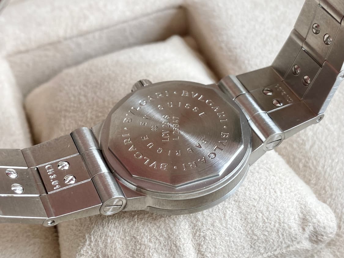 불가리 디아고노 LCV29 여성용 중형 29mm 11p 다이아 쿼츠 상품이미지9