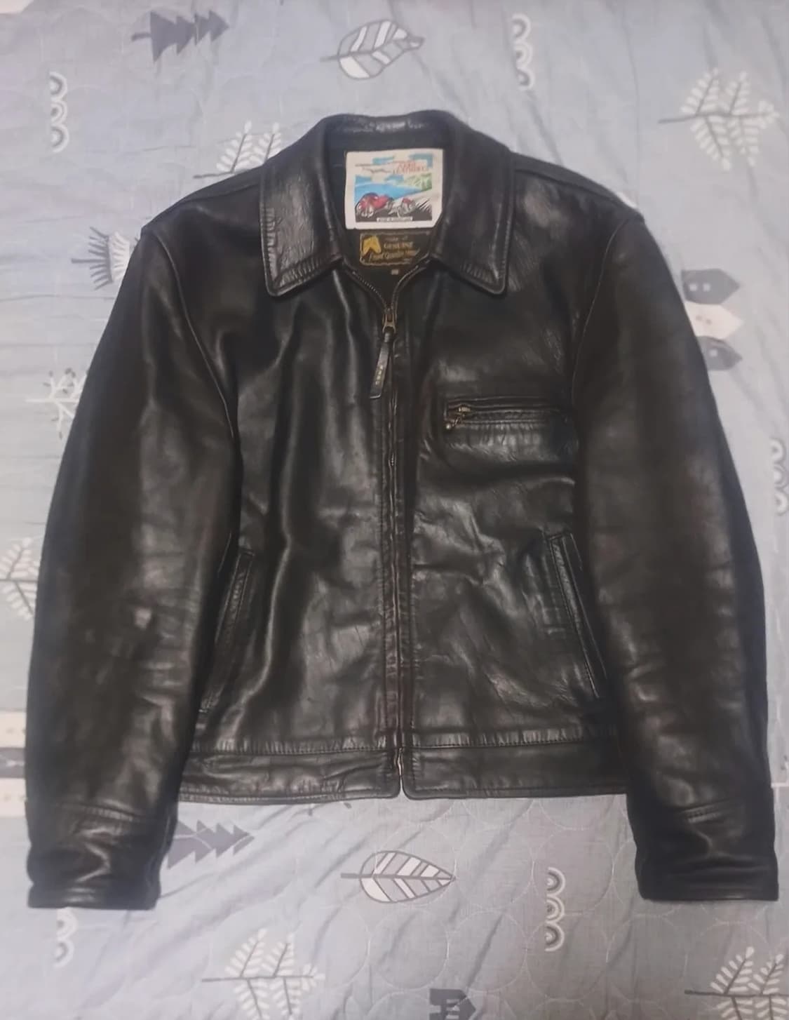 에어로레더 하이웨이맨 크롬악셀호스하이드 말가죽레더자켓38아메카지워크웨어 상품이미지1