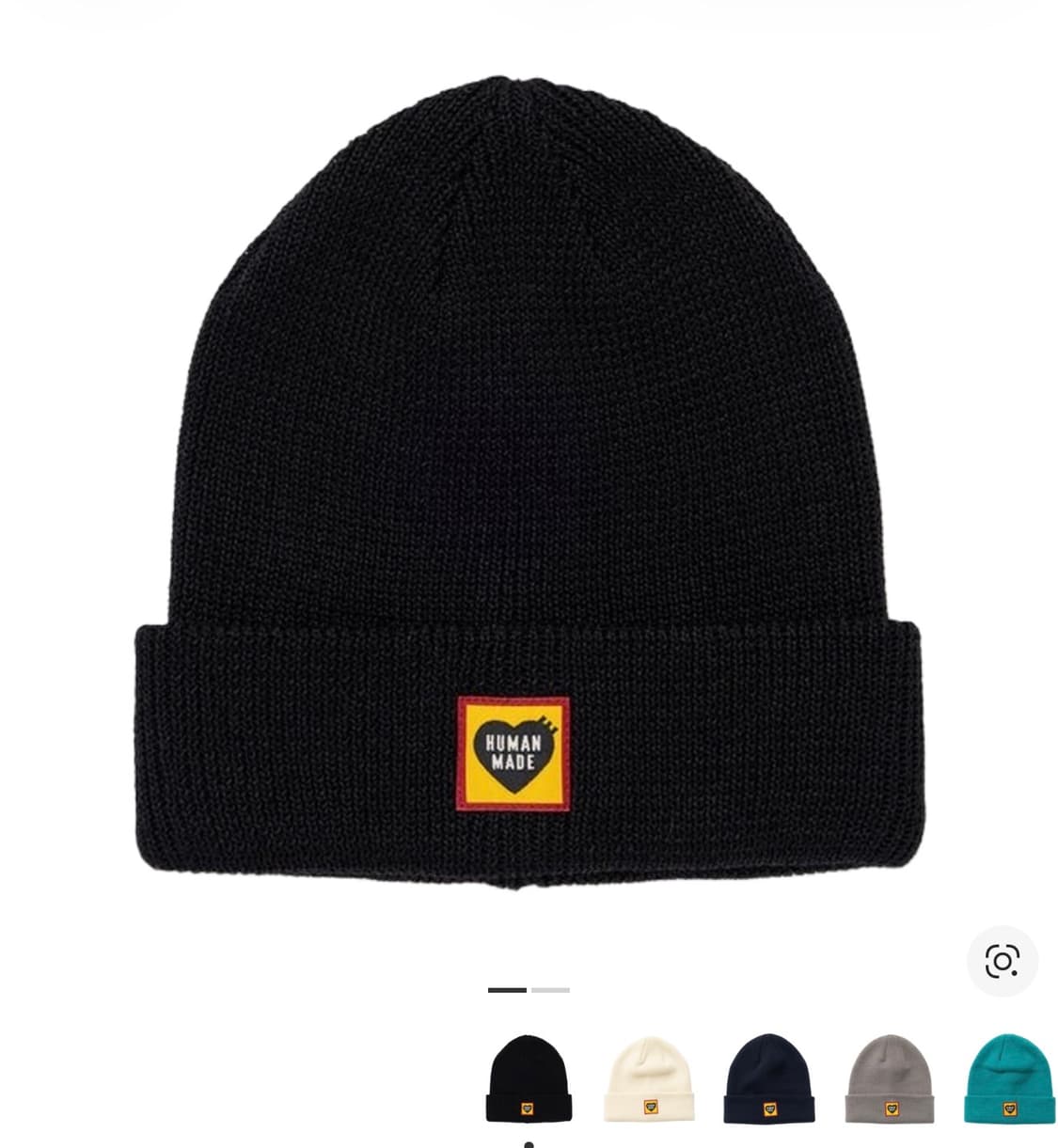휴먼메이드 비니 블랙 레드 상품이미지2