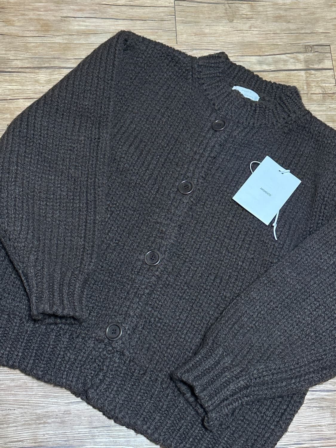 아모멘토 HAND KNITTED CARDIGAN 핸드 니티드 가디건  상품이미지5