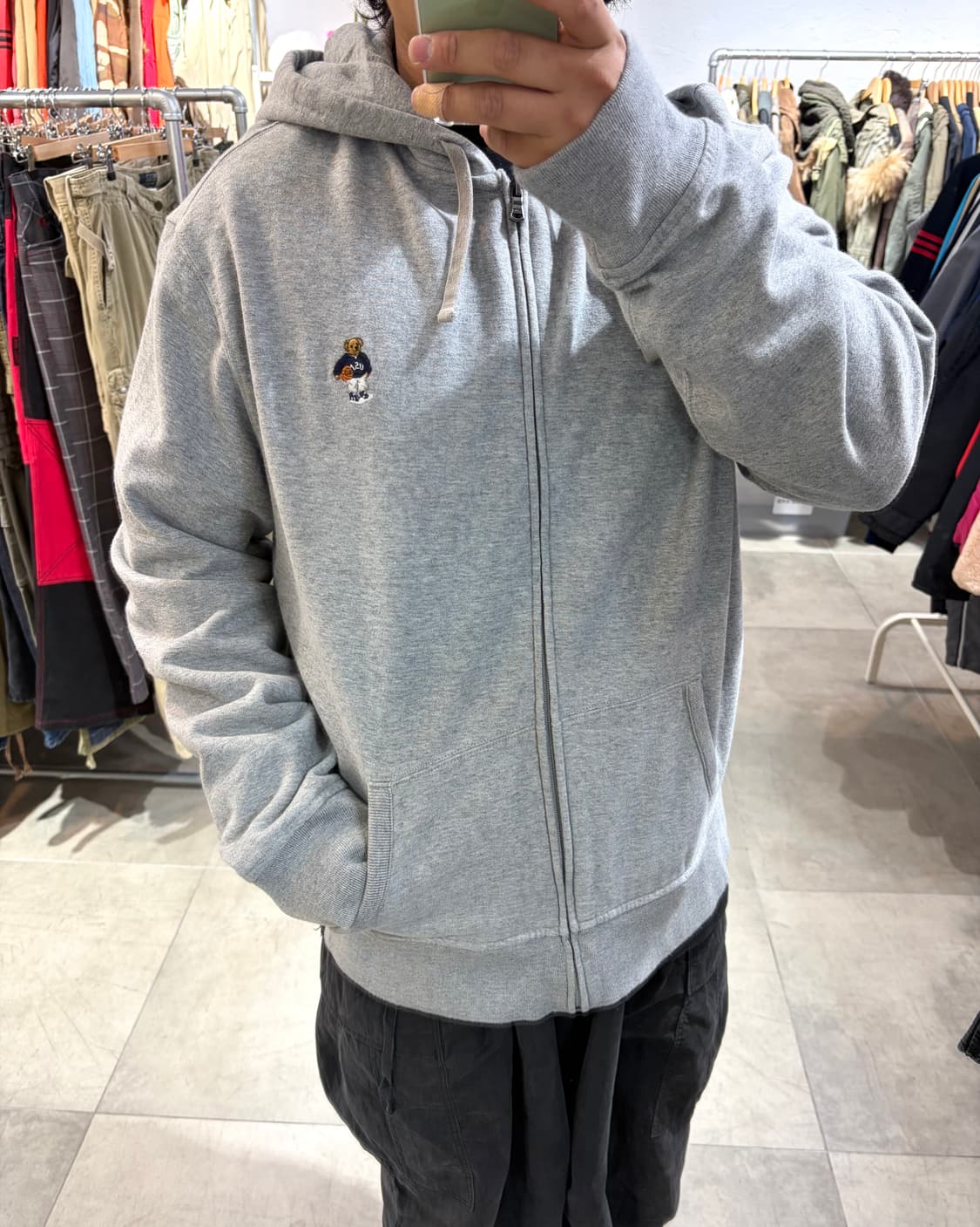 폴로 랄프로렌 베어 후드집업 상품이미지1