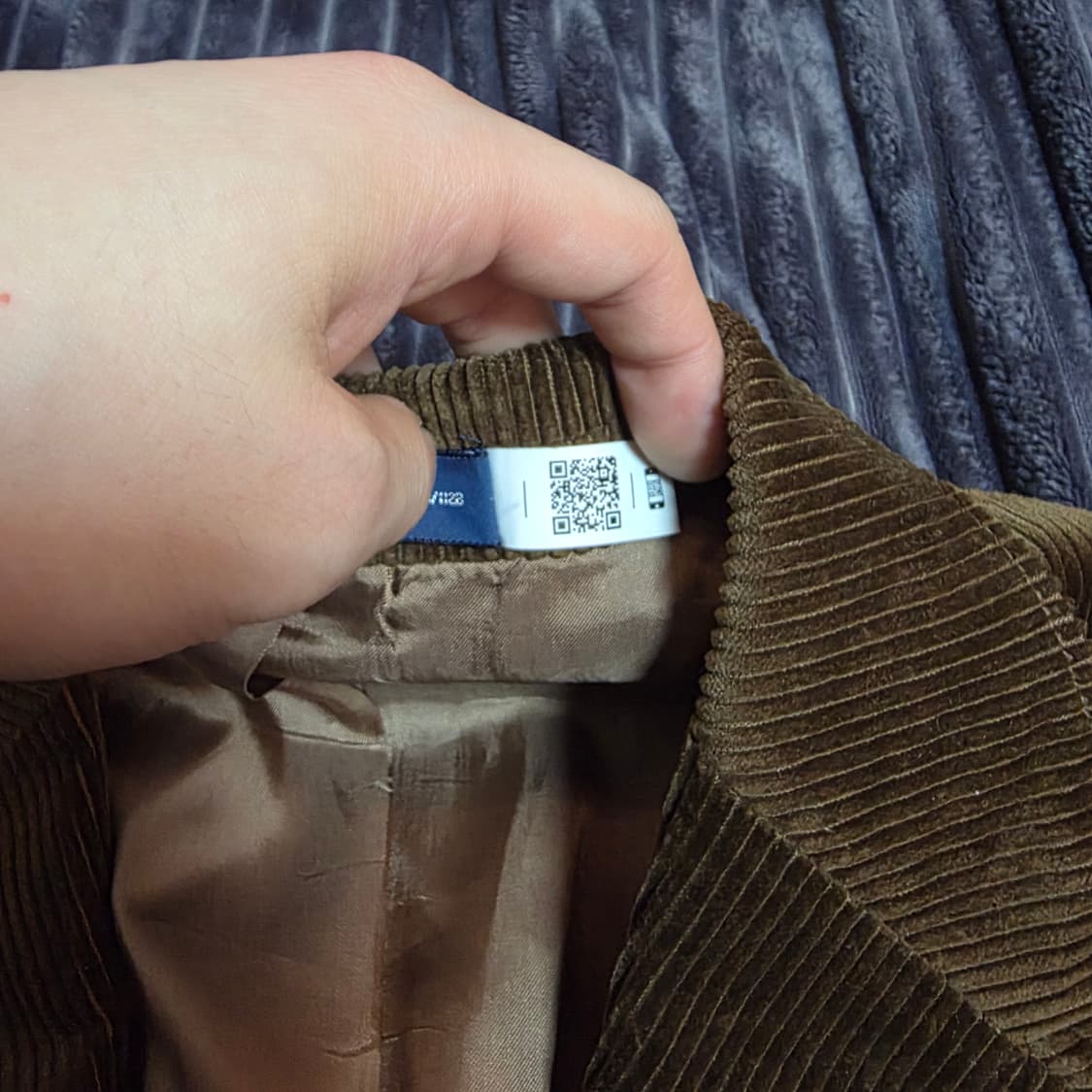 폴로 코듀로이 브라운 RL67 자켓 44R 상품이미지4