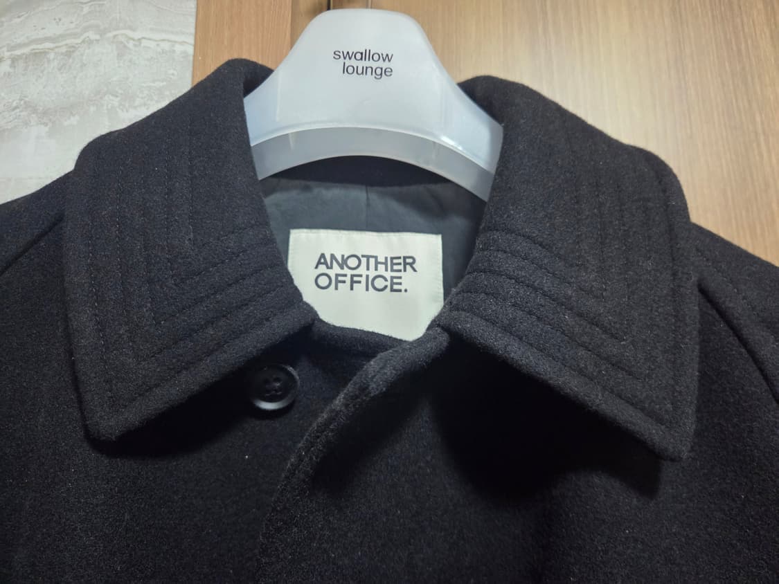 어나더오피스 보이저 발마칸 코트 블랙 상품이미지3