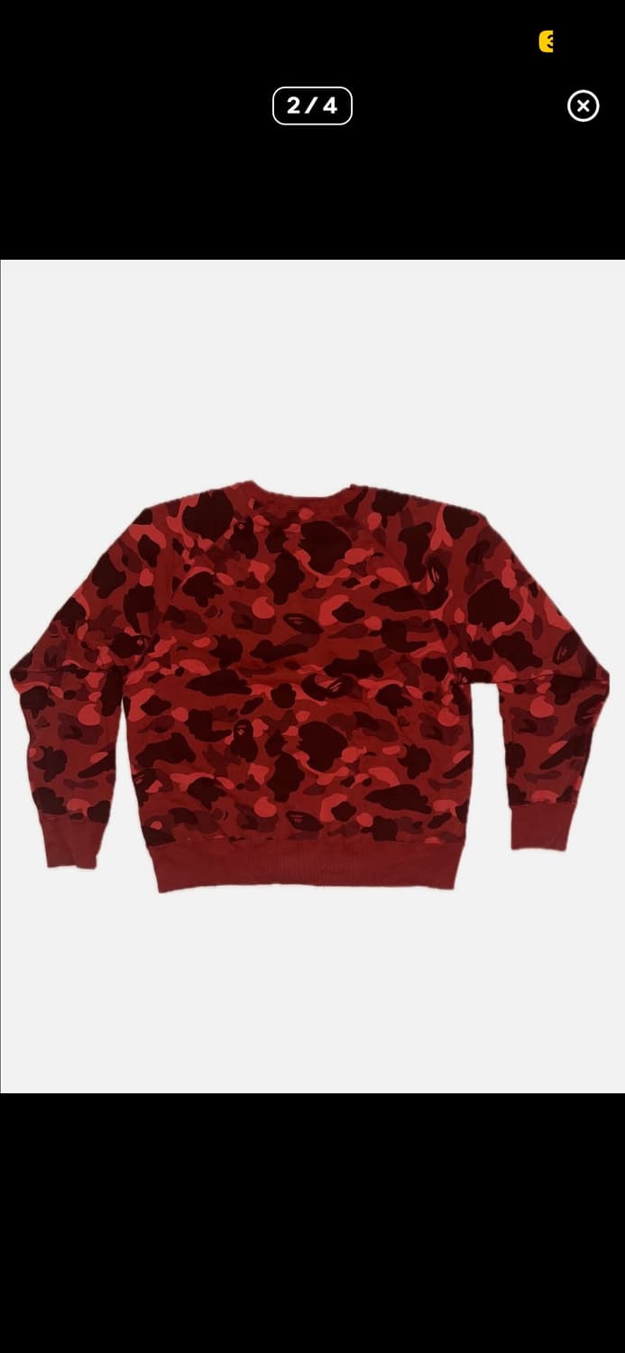 (급처)(유일매물) (정품) 크리스탈 베이프 맨투맨 스와로브스키 콜라보 상품이미지2