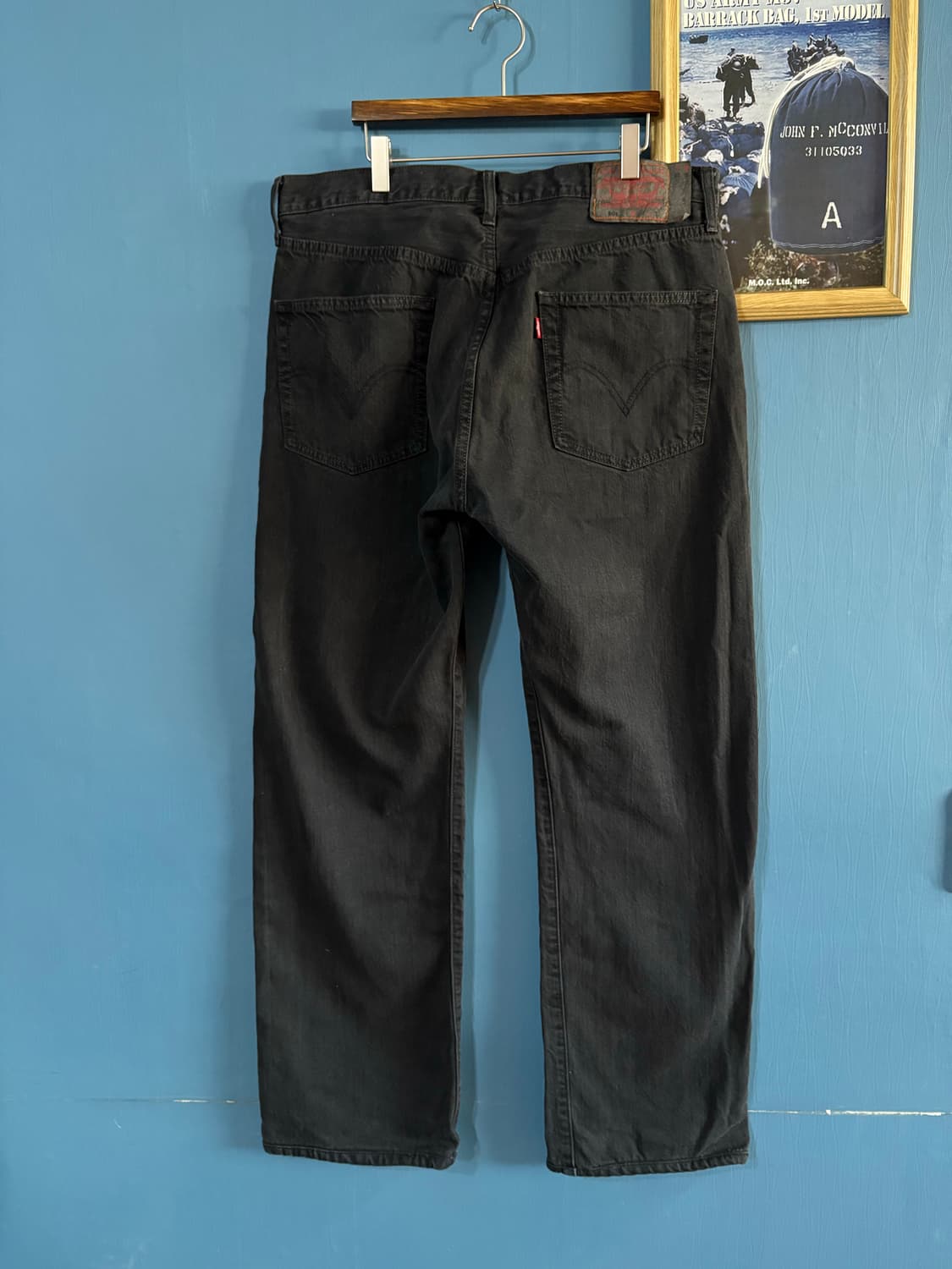 00‘s Levis Black 501 Denim pant.  상품이미지9