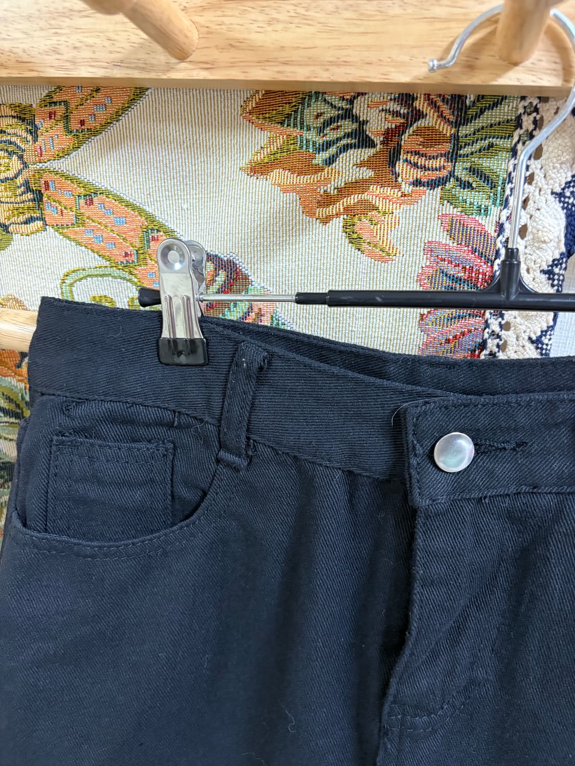 흑청 데님 미니 스커트  상품이미지3