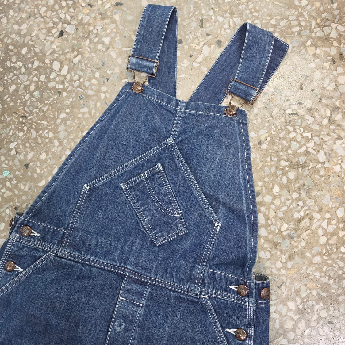 빔즈보이 데님 오버롤 스커트- 우먼M정도 상품이미지2
