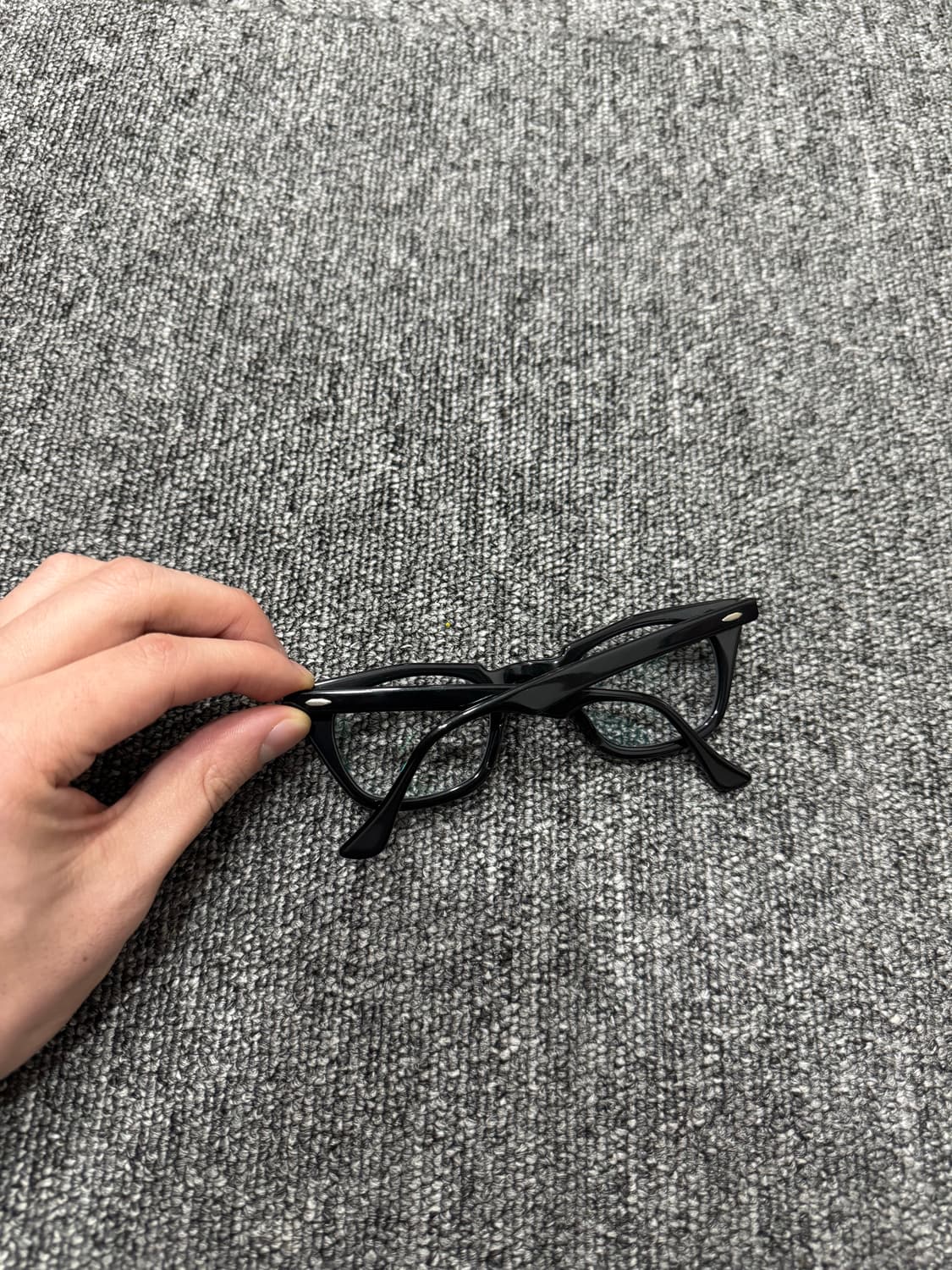 46) 빈티지 바슈롬 세이프티 블랙 안경 BAUSCH&LOMB 상품이미지9