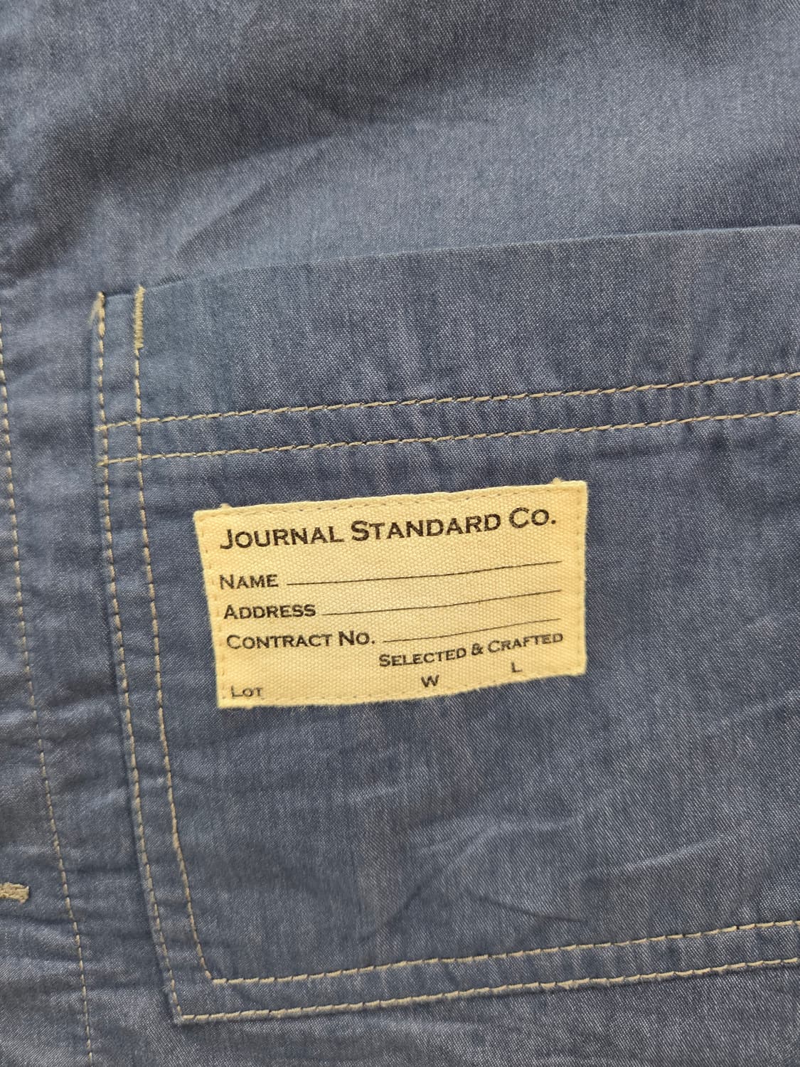 M 저널스탠다드 데님 워크 베스트 조끼 상품이미지3