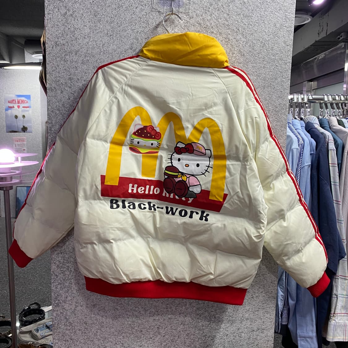 빈티지 맥도날드 헬로키티 트랙탑 패딩 B3866 상품이미지4