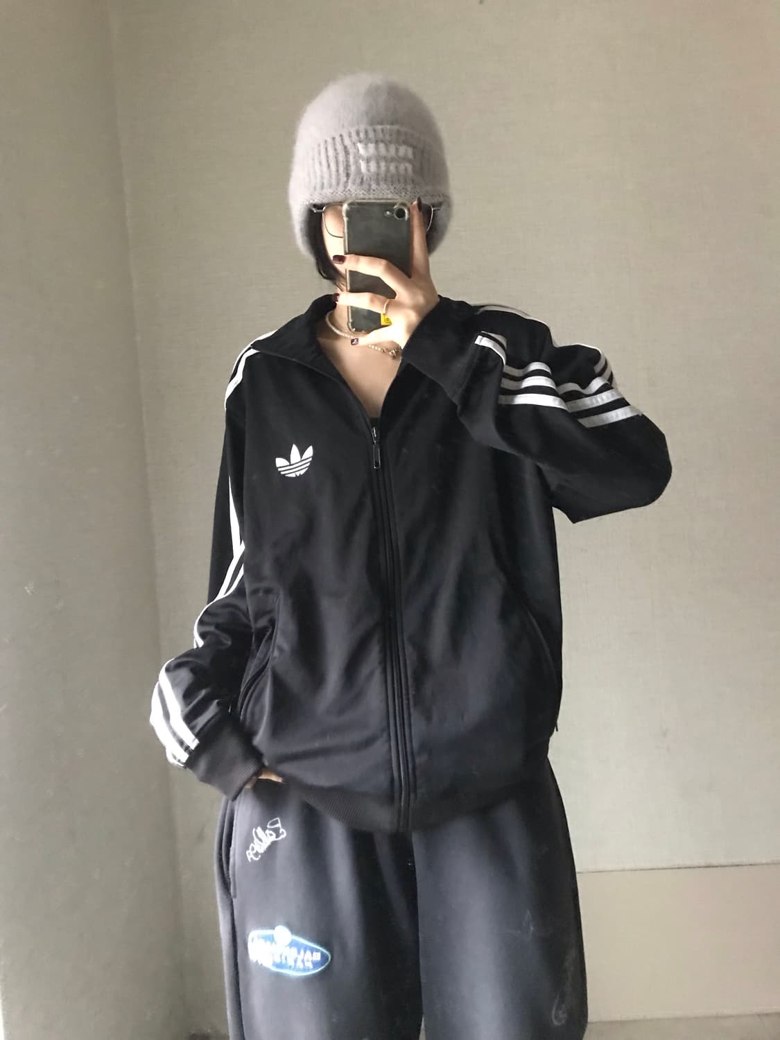 아디다스 블랙 구파이어버드 져지 상품이미지5