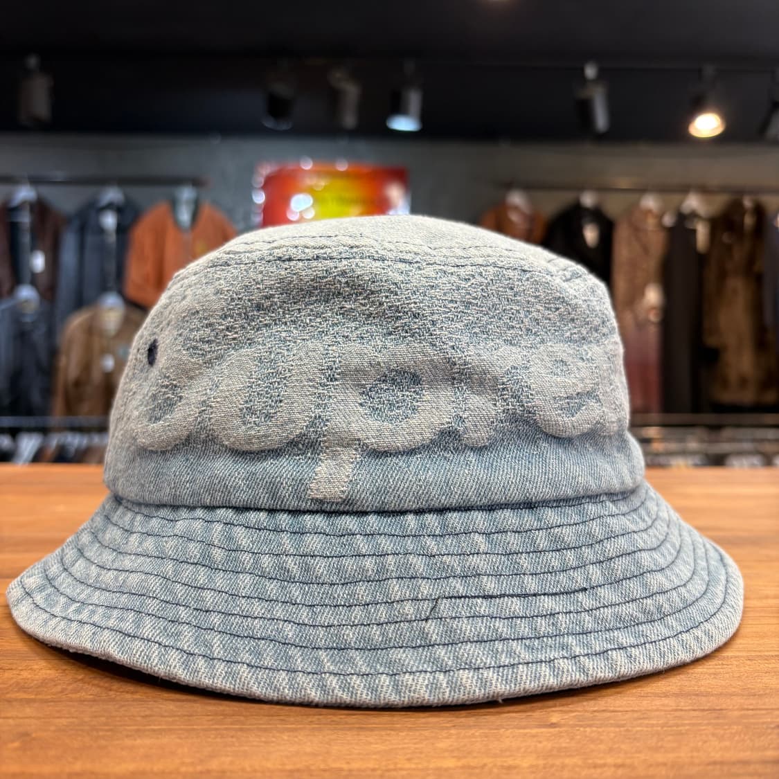 [M-L] SUPREME 슈프림 자카드 데님 버킷햇 상품이미지1