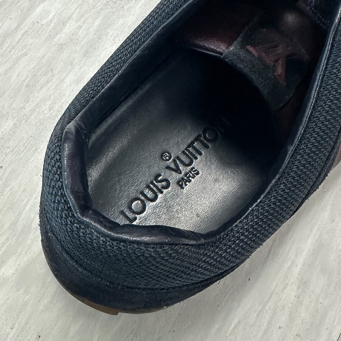 루이비통 LV 스웨이드 스니커즈 단화 운동화 사용가 있음 남성 260mm 상품이미지7