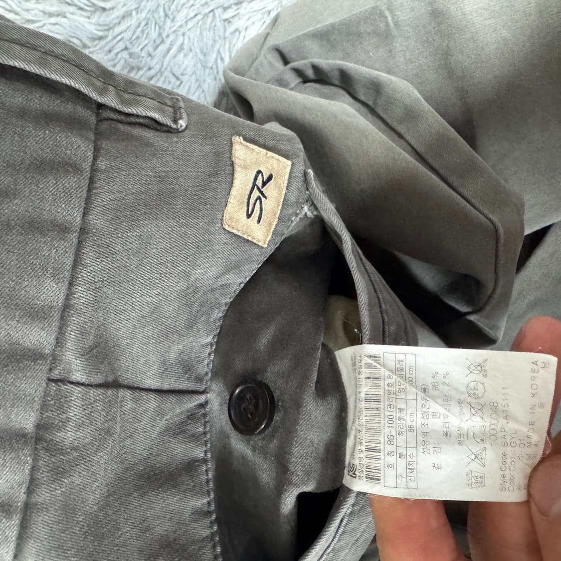 코오롱 시리즈 남성 힙스터 치노팬츠 86사이즈 상품이미지5