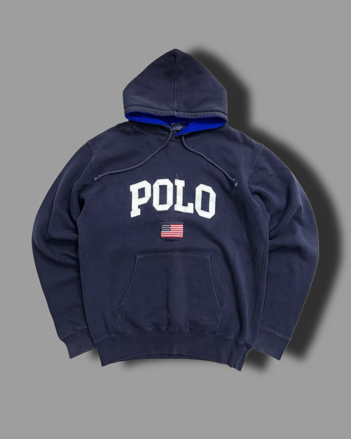 폴로 스포츠 빅로고 성조기 후드티 XL 상품이미지4