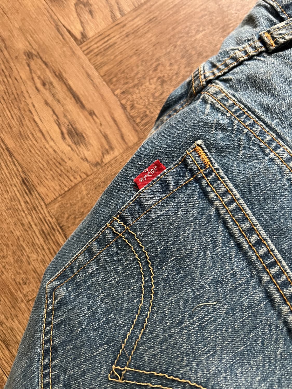 [32]00's 리바이스 501 스트레이트 데님 팬츠 상품이미지6