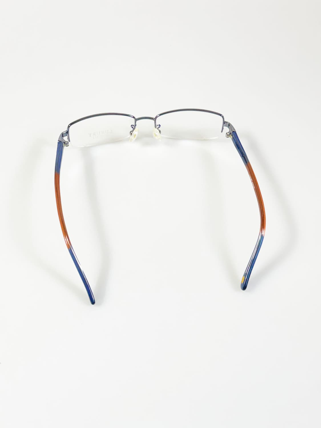 LUXURY OCCHIALI 반무테 스퀘어 메탈 빈티지 안경 상품이미지5