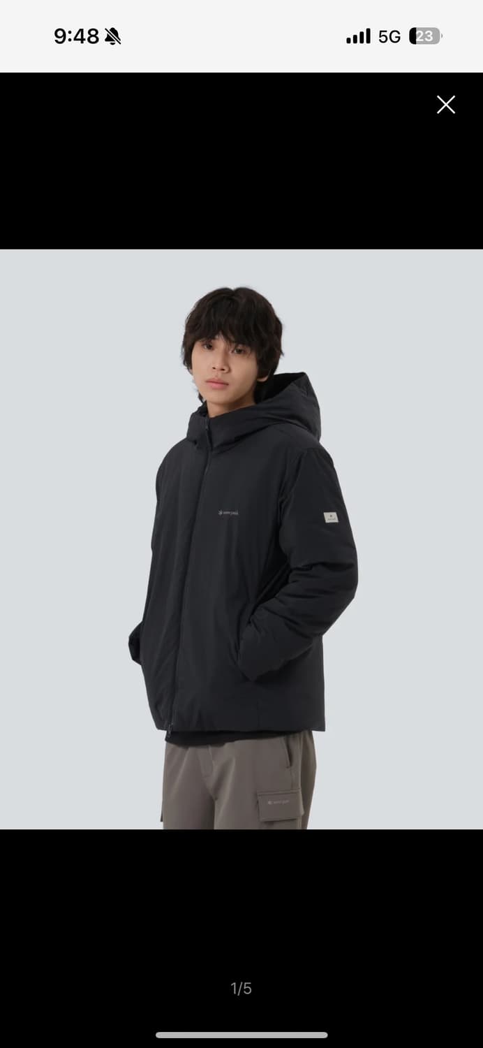 스노우피크 경량 다운 자켓 상품이미지1