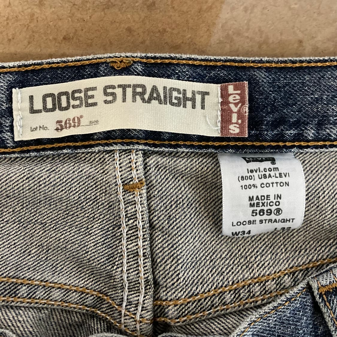 (00's) 리바이스 Mexico 569 데님 청바지 상품이미지5