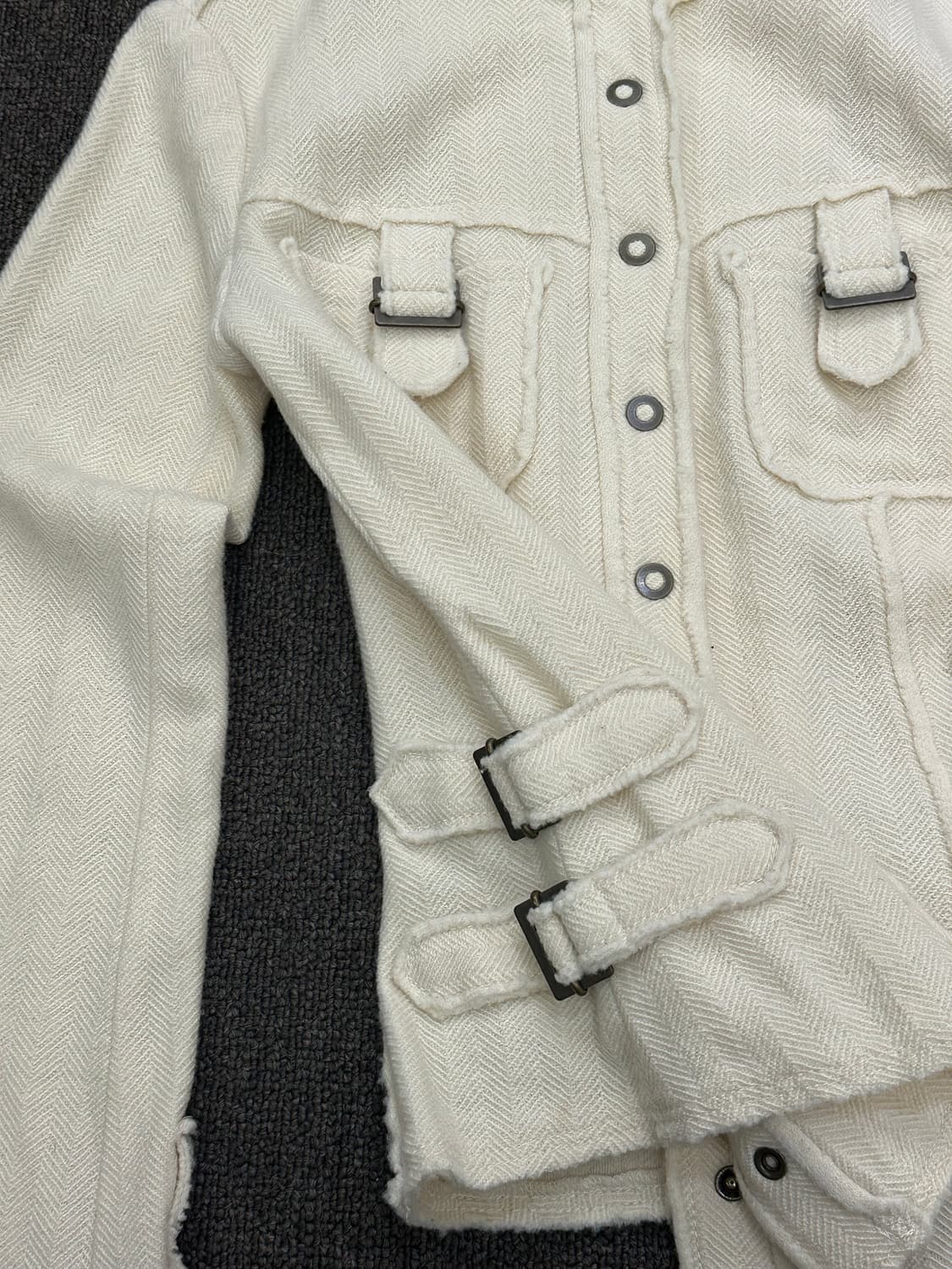 36)FRAGIL 빈티지 여성 울 포켓 자켓 상품이미지4