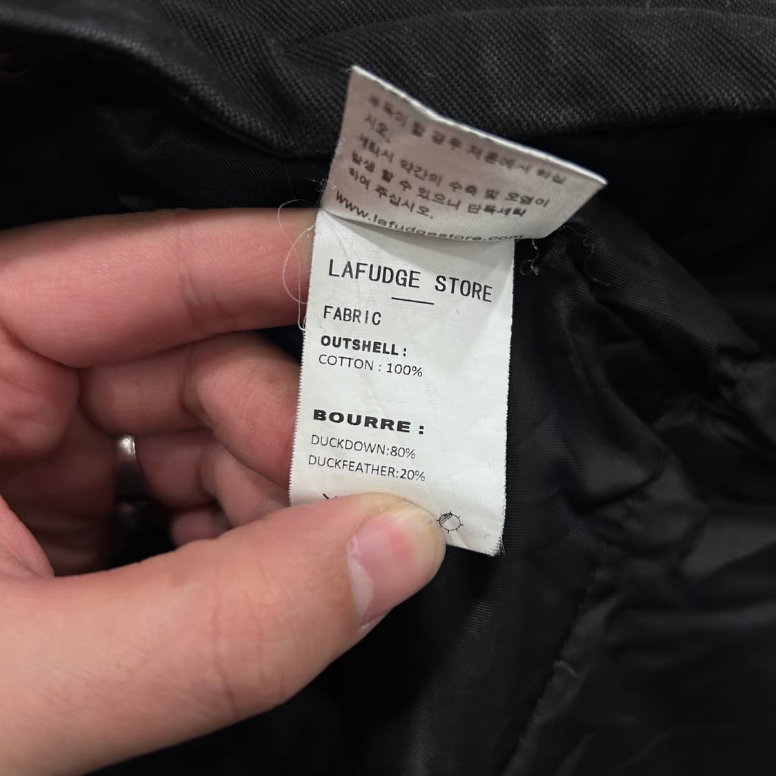 라퍼지스토어 M-65 덕다운 누빔 개파카 상품이미지4