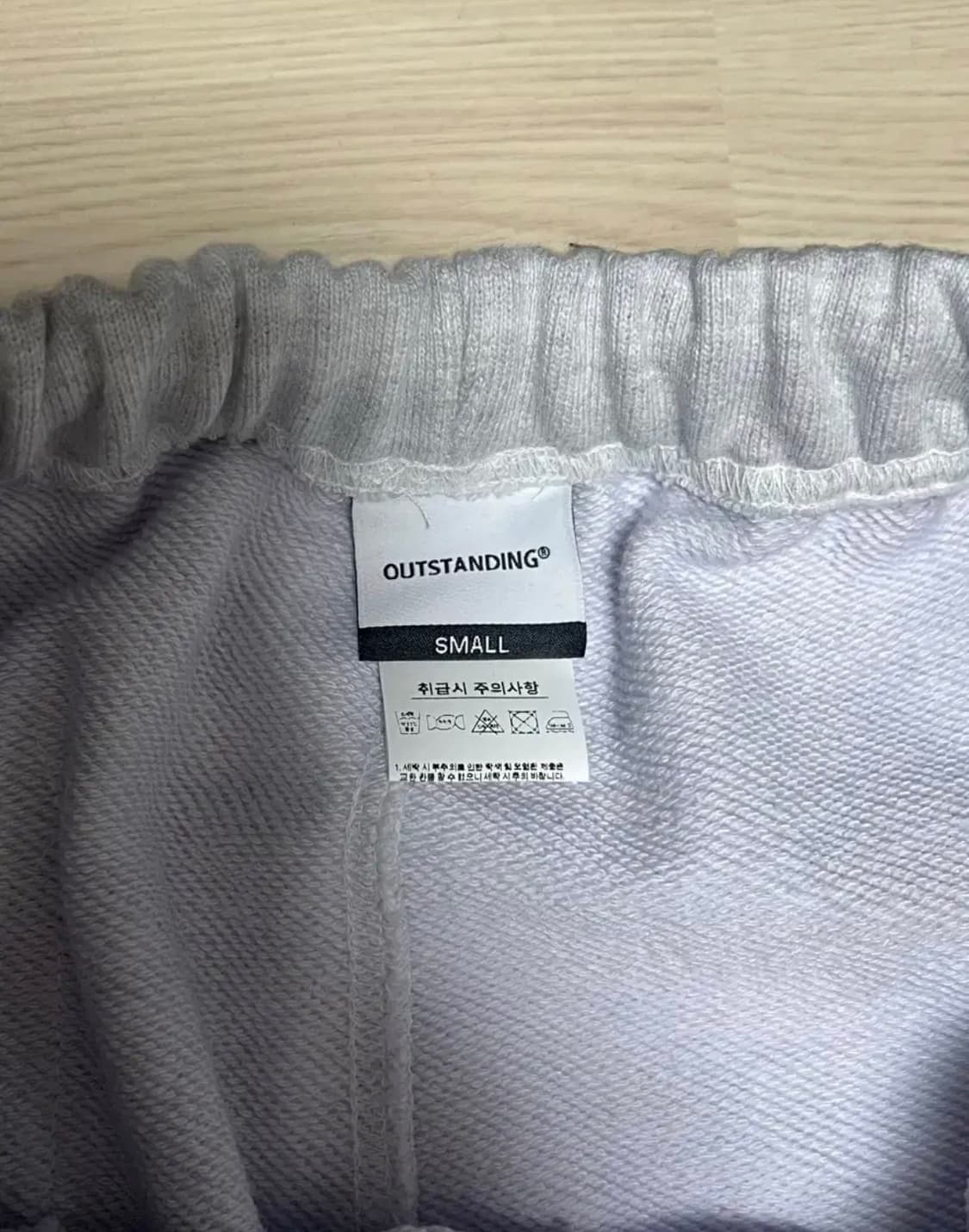 아웃스탠딩 와이드 스웻팬츠 1%멜란지 s 상품이미지3