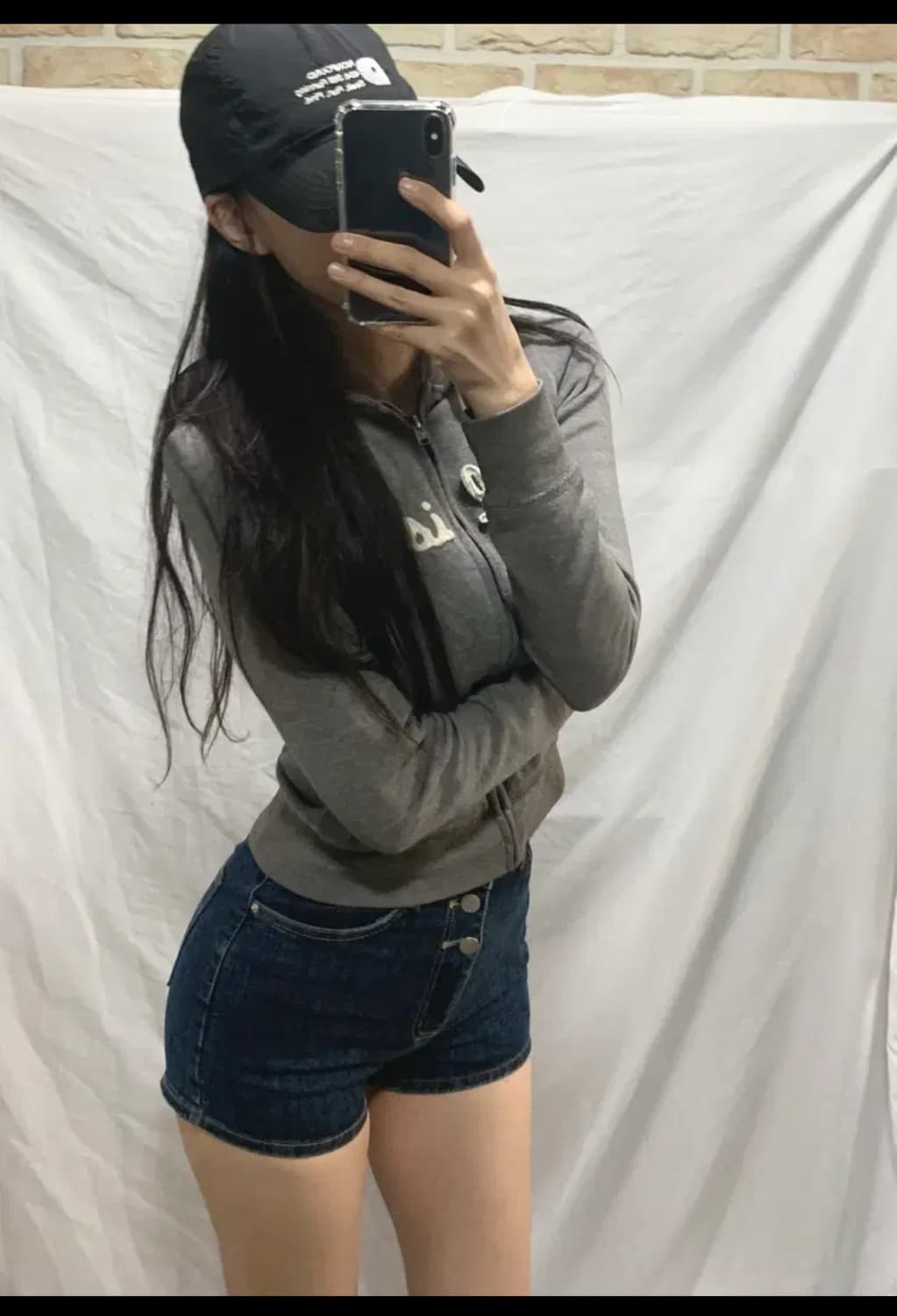 홀리스터 후드집업,그레이,XS 상품이미지3