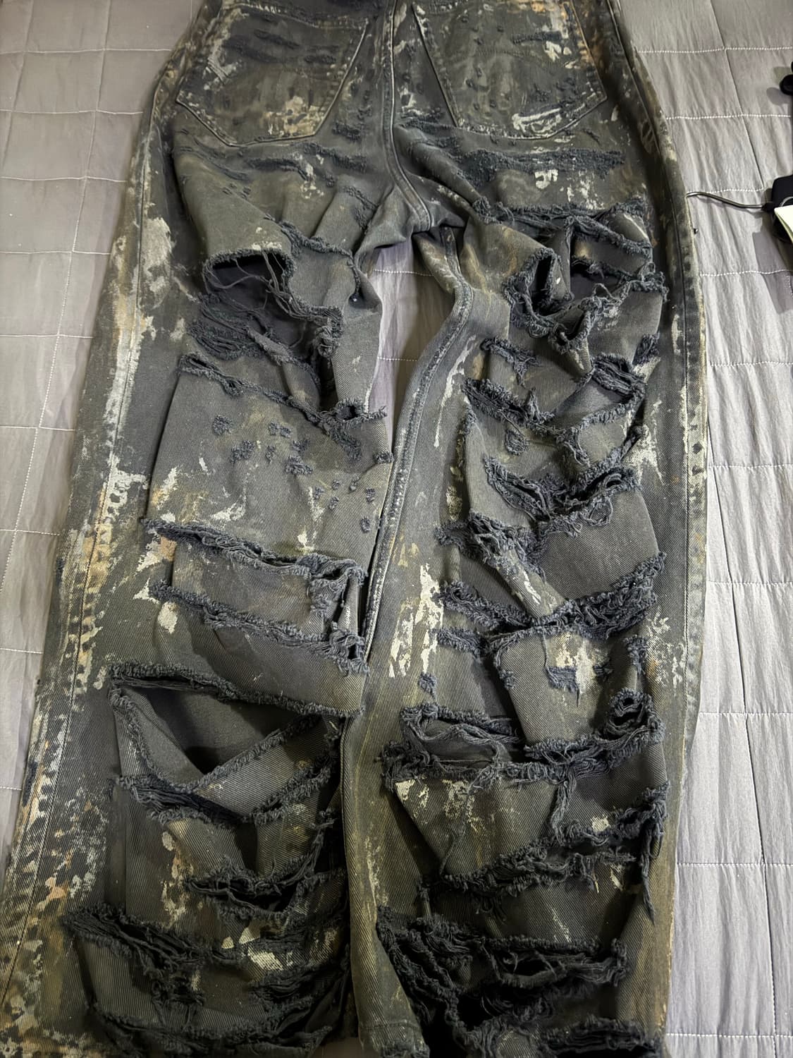 [s] 발렌시아가 슈퍼 디스트로이드 배기 데님 팬츠 소프트 상품이미지2