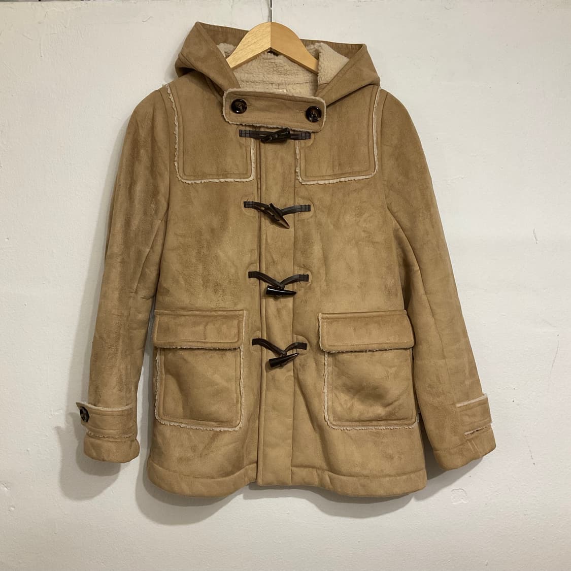 레이 빔즈 스웨이드 더플코트 상품이미지1