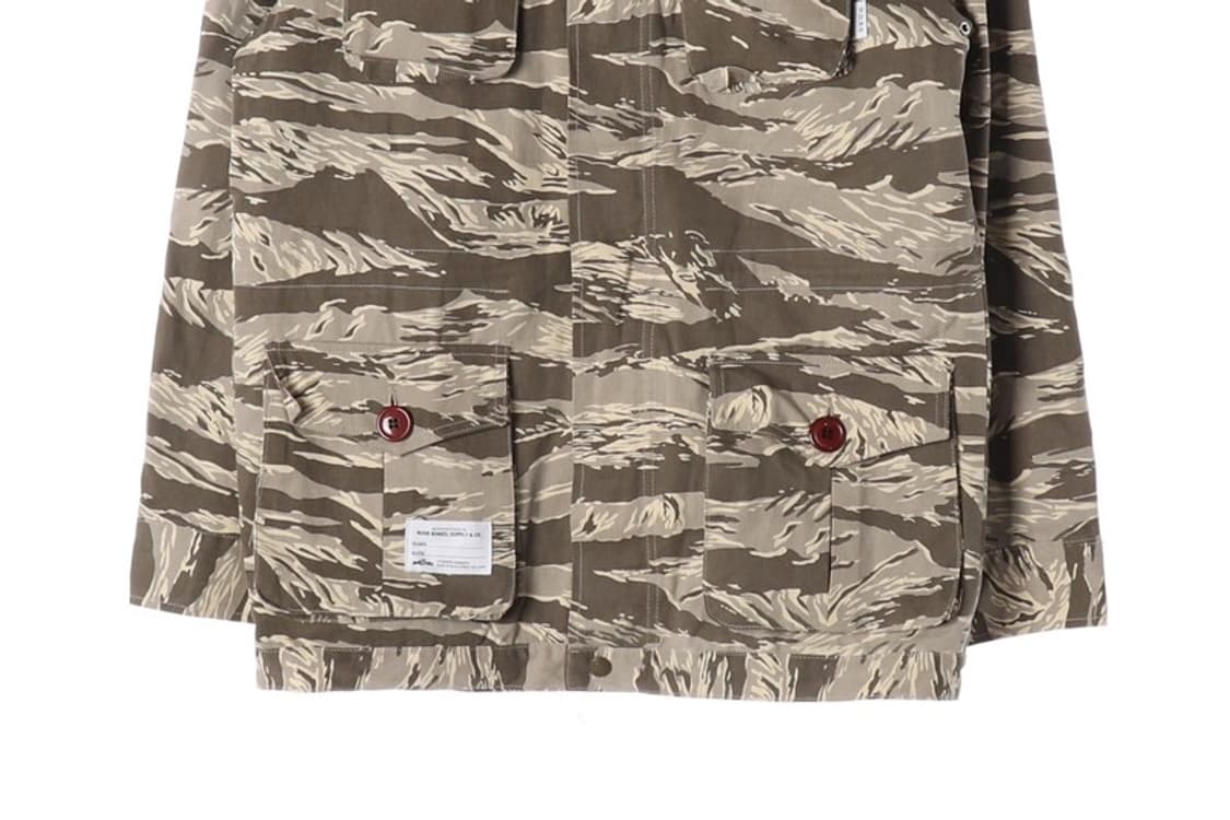 누드본즈 타이거카모 필드 자켓 M 상품이미지4