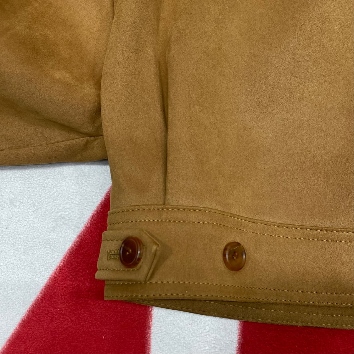 런던플랏 위드아웃썸머 크롭 스웨이드 자켓 onesize 상품이미지4