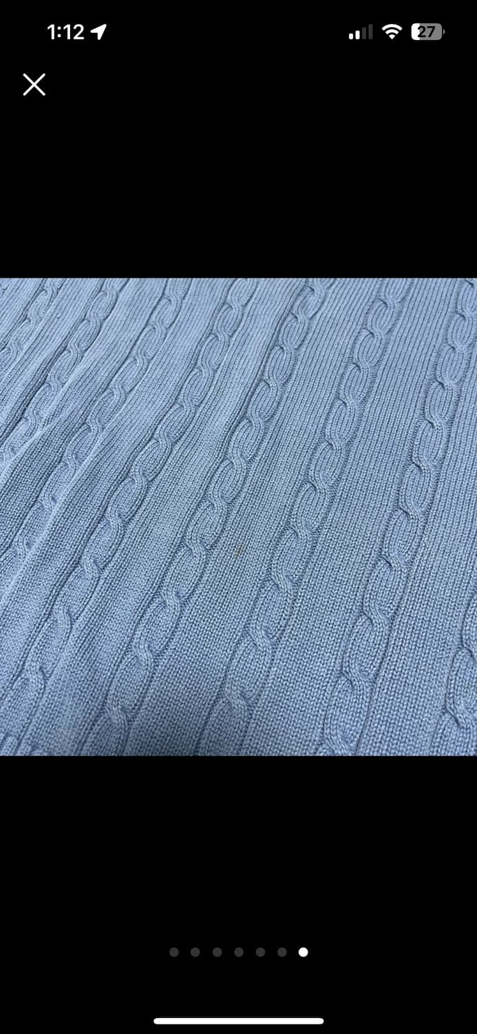 타미힐피거 빈티지 꽈배기 니트 L 판매 상품이미지7