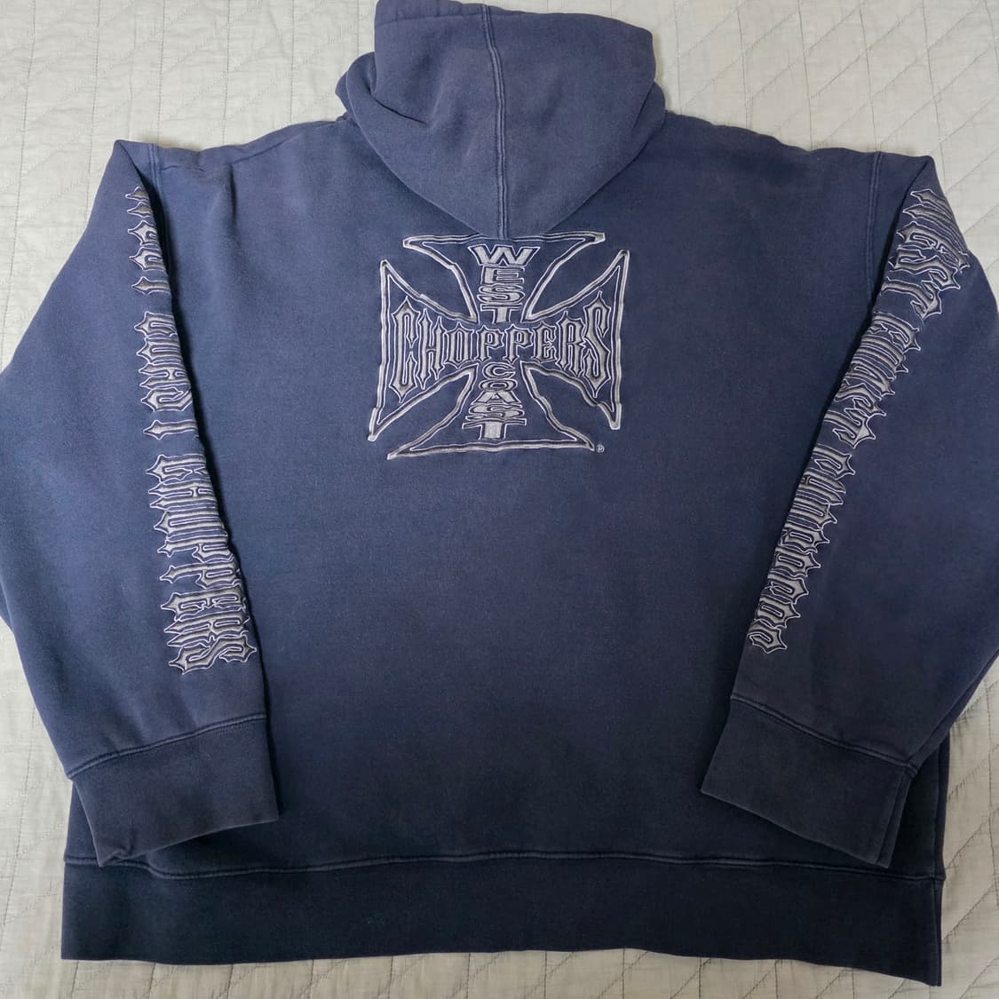 [XXL] 빈티지 웨스트코스트차퍼스 더블페이스 써멀 후드집업 네이비 상품이미지7