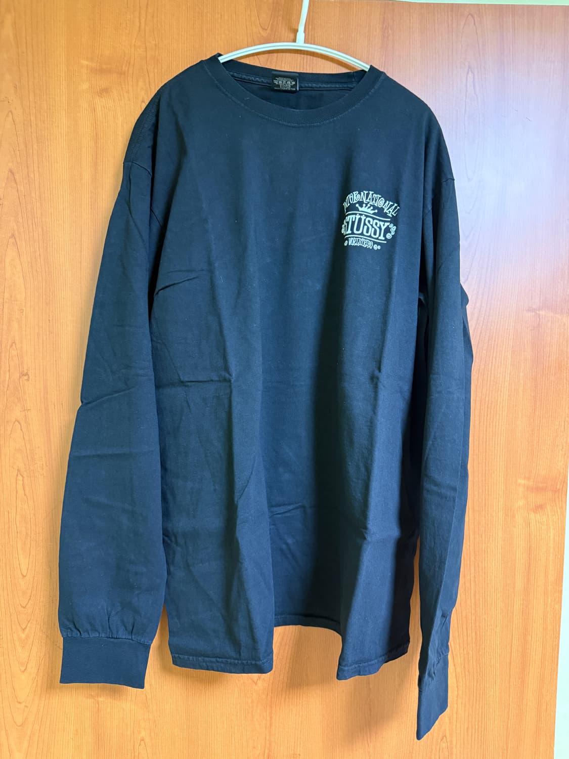 [L] 스투시 월드와이드 피그먼트 롱슬리브 상품이미지1