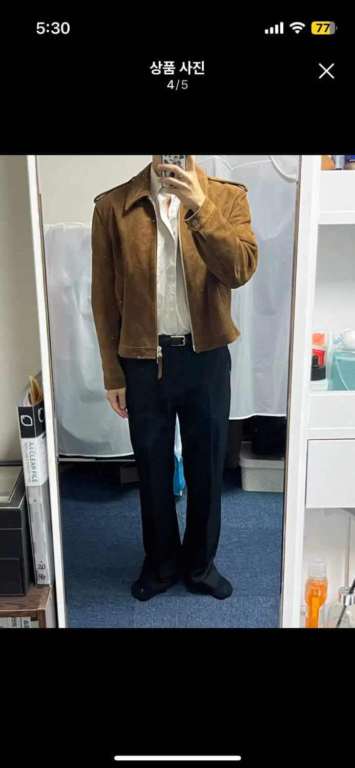 토니웩 24SS 스웨이드 자켓 L 상품이미지4