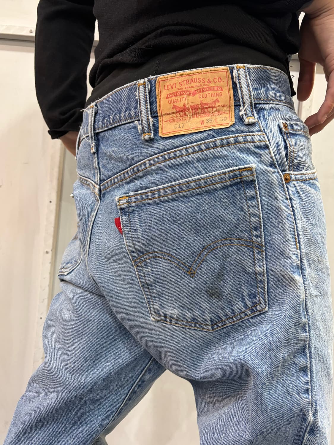 LEVIS 517 blank tab denim jeans 상품이미지3