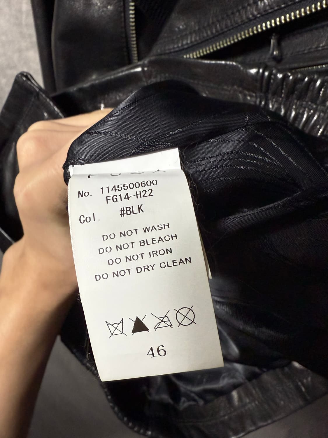 FUGA Lambskin Double Riders Jacket 상품이미지7